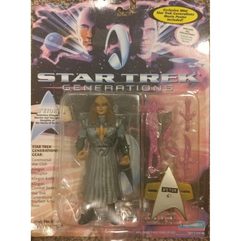 Star Trek Generations B'etor Action Figure 1994 Playmates